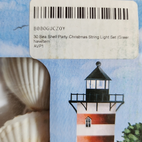 SEASHELL PLUG IN string lights TWO BOXES perfect for weddings beach party,home - Picture 3 of 9